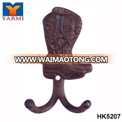 DECORATIVE METAL BOOT HOOK